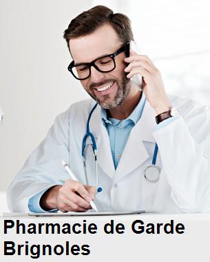Pharmacie de garde ouverte aujourd'hui sur Brignoles (83170), urgence 24h/24h et 7j/7j, nuit et dimanche.