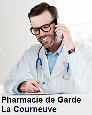 Pharmacie de garde ouverte aujourd'hui sur La Courneuve (93120), urgence 24h/24h et 7j/7j, nuit et dimanche.
