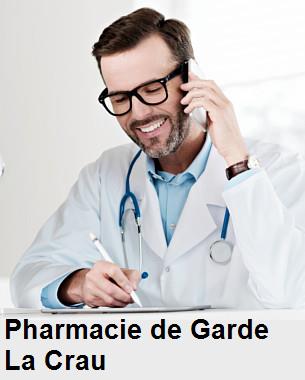 Pharmacie de garde ouverte aujourd'hui sur La Crau (83260), urgence 24h/24h et 7j/7j, nuit et dimanche.