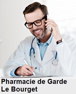 Pharmacie de garde ouverte aujourd'hui sur Le Bourget (93350), urgence 24h/24h et 7j/7j, nuit et dimanche.