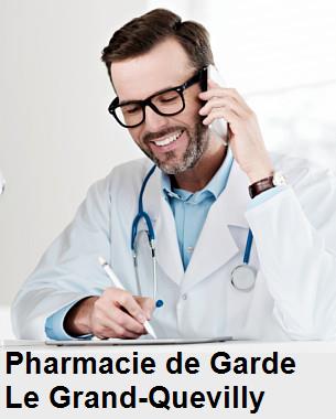 Pharmacie de garde ouverte aujourd'hui sur Le Grand-Quevilly (76120), urgence 24h/24h et 7j/7j, nuit et dimanche.