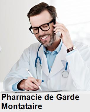 Pharmacie de garde ouverte aujourd'hui sur Montataire (60160), urgence 24h/24h et 7j/7j, nuit et dimanche.
