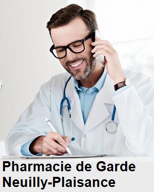 Pharmacie de garde ouverte aujourd'hui sur Neuilly-Plaisance (93360), urgence 24h/24h et 7j/7j, nuit et dimanche.