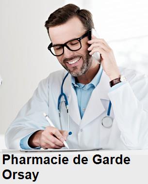 Pharmacie de garde ouverte aujourd'hui sur Orsay (91400), urgence 24h/24h et 7j/7j, nuit et dimanche.